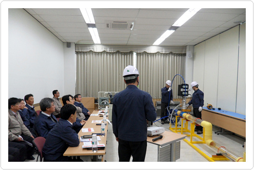 배관 내시경 및 이물질 제거 장비 시연회