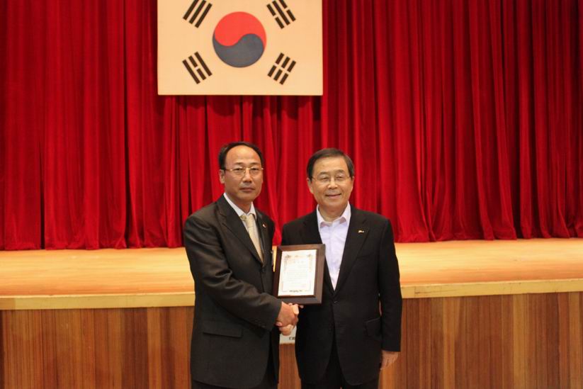 12년 구미시 유공 표창（6. 29） -사회 공헌 활동분야（기업체） 구미시장賞