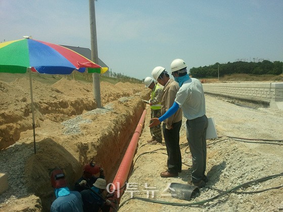 민충식 전북ES 대표, 도시가스배관 현장경영 