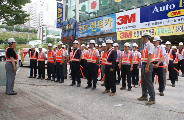 전남도시가스, 상반기 비상출동 훈련 