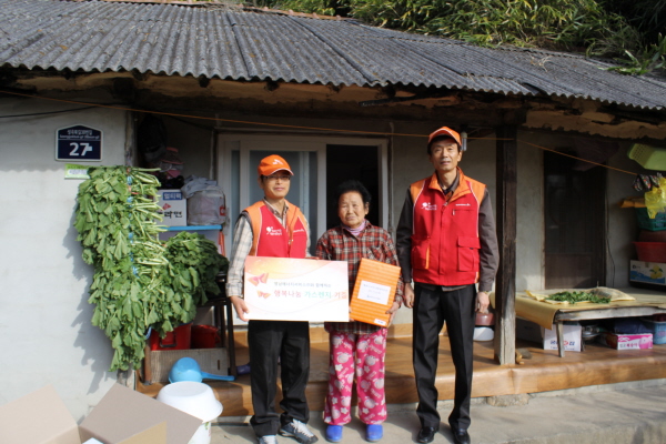 영남ES, 행복나눔 가스렌지 기증