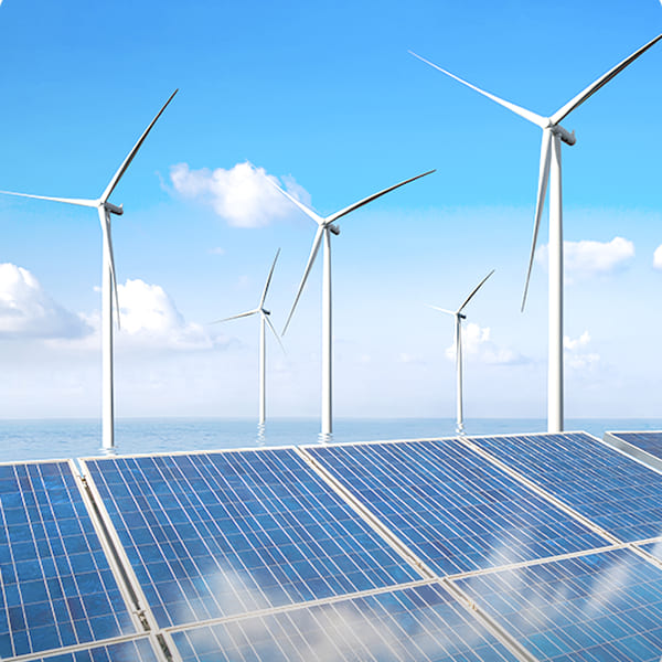 태양광, 풍력 설비
